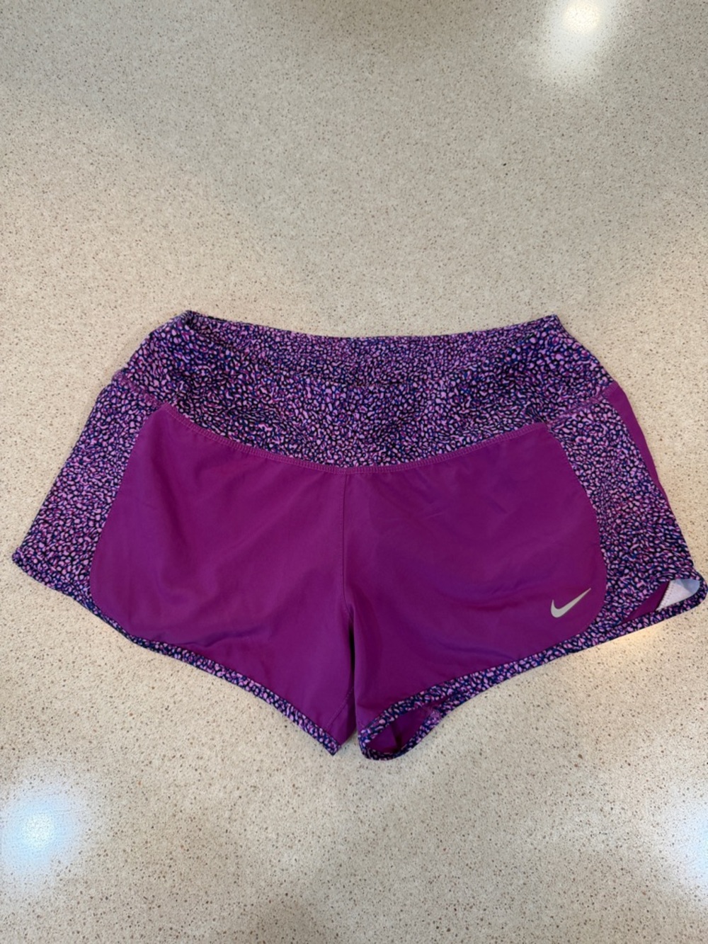 Nike Dri-FIT Running Shorts Women’s Small Purple Pink Athletic Workout